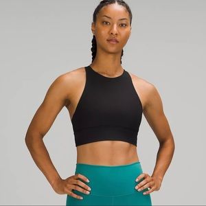 Lululemon energy bra high neck long line size 6